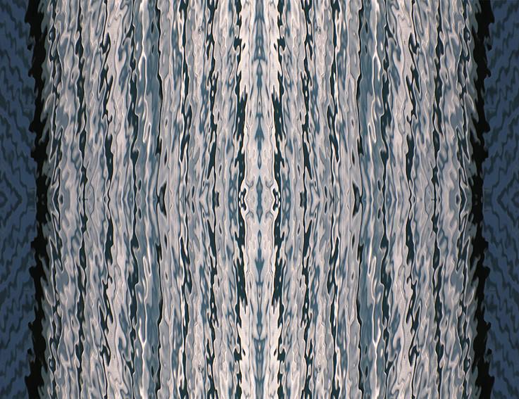 Abstract water linen fabric, fresh blue water textile. Neutral designer fabric, contemporary luxury material for home decor. Curtaining
