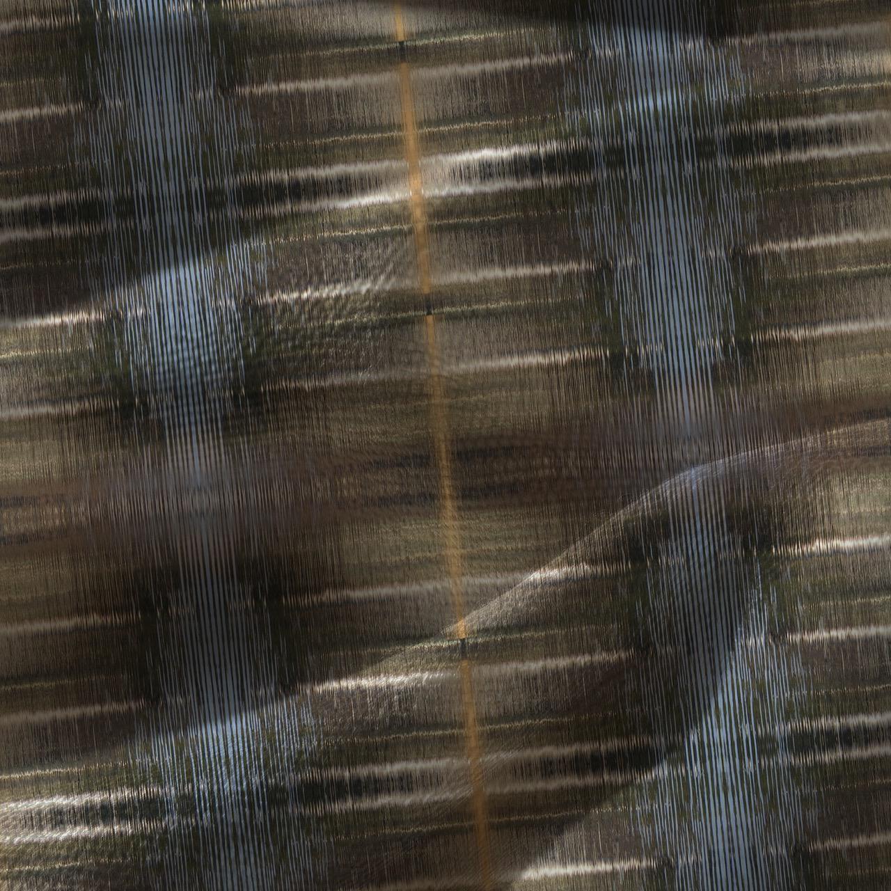 Abstract water linen fabric, subtle beige water textile. Neutral designer fabric, contemporary luxury material for home decor. Curtaining - image 3