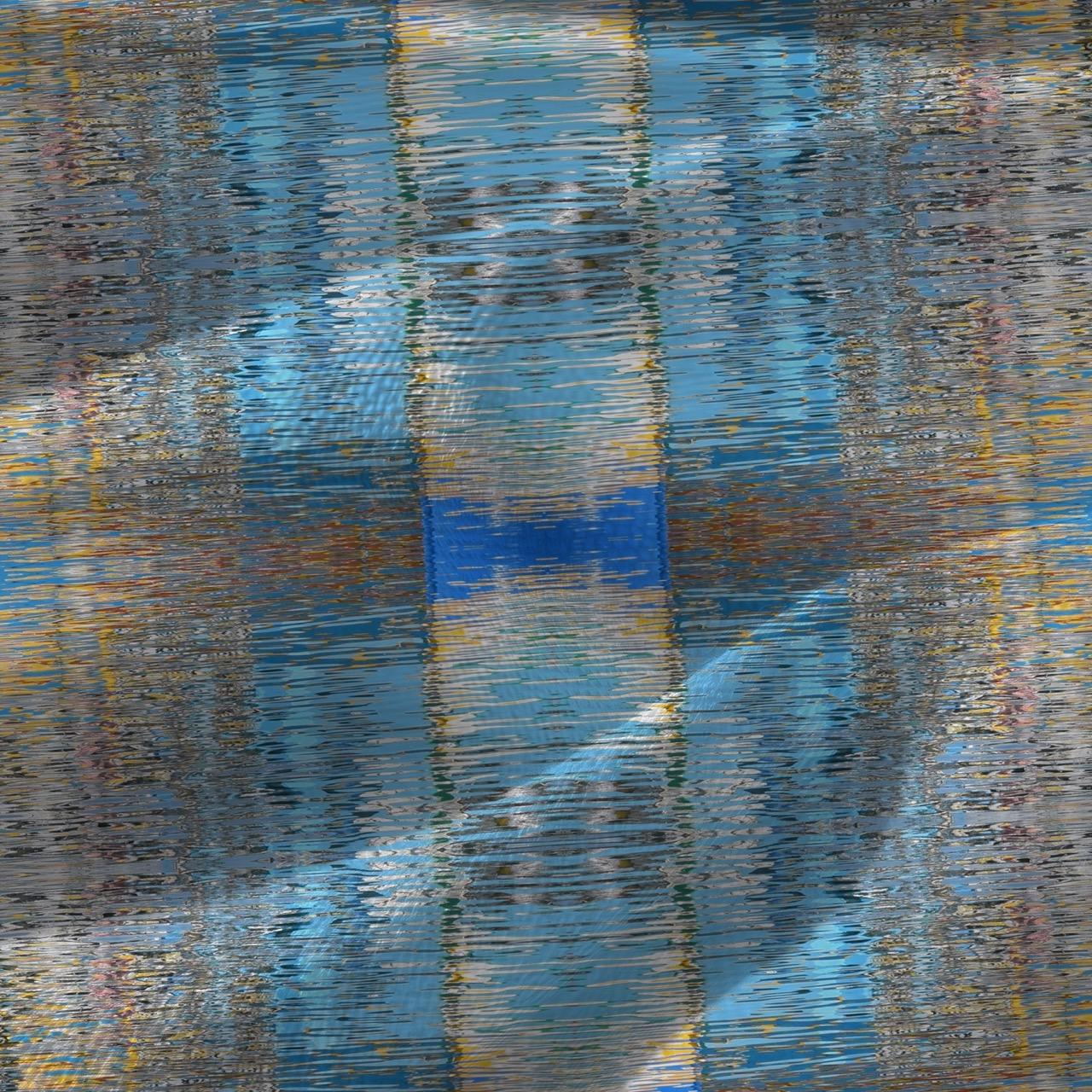Abstract water linen fabric, subtle blue water textile. Neutral designer fabric, contemporary luxury material for home decor. Curtaining - image 6