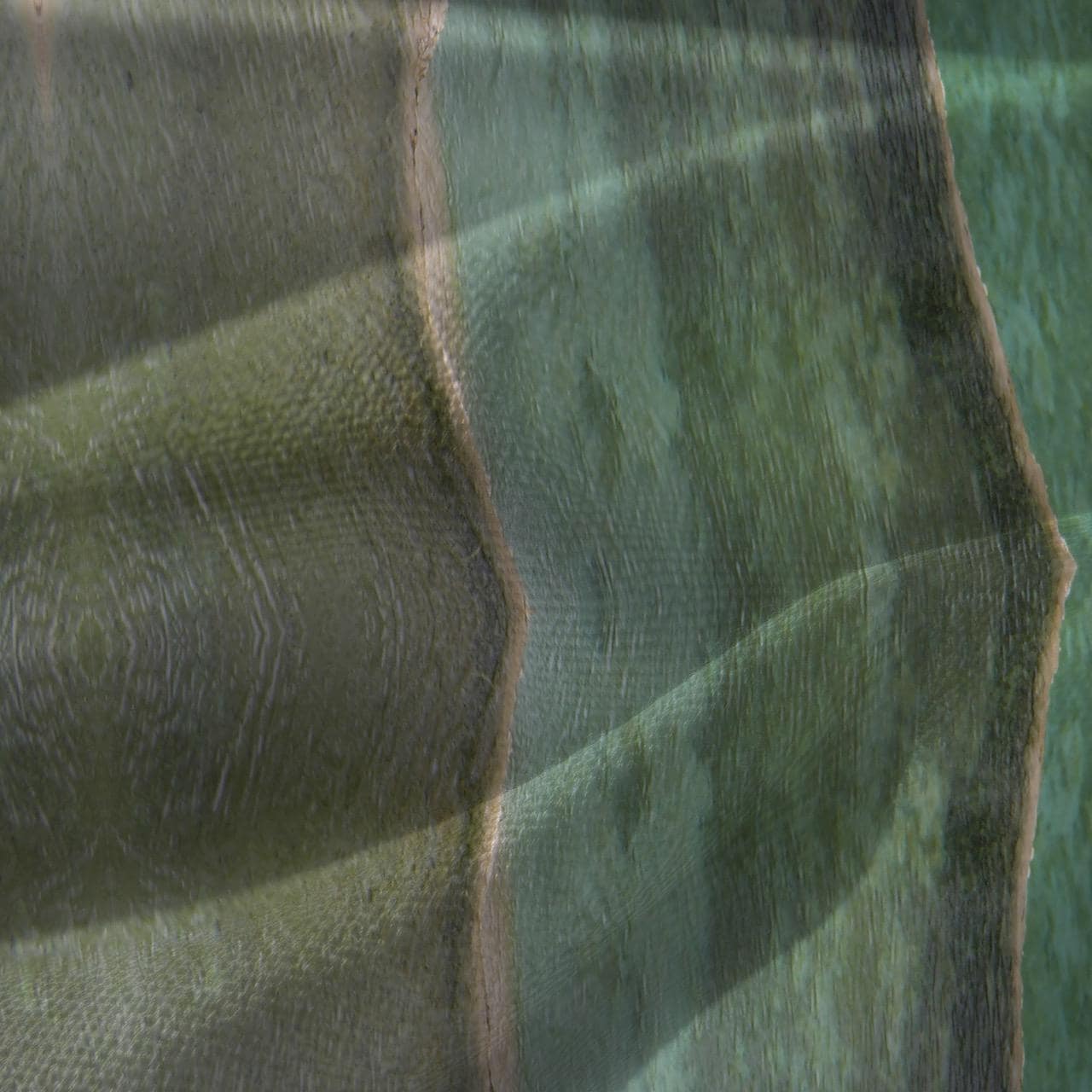 Abstract water velvet fabric, subtle green textile. Neutral designer fabric, contemporary luxury material for home decor. Curtaining - image 3